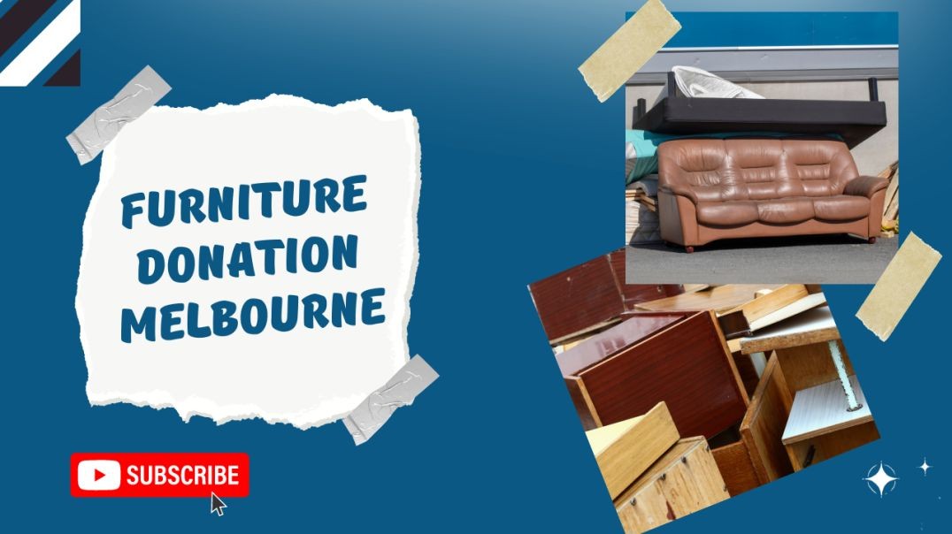 ⁣Furniture Donation Melbourne