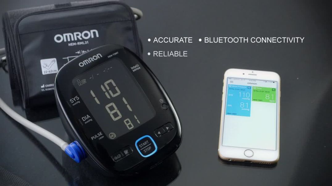 ⁣Omron | Automatic Blood Pressure Monitor HEM-7280T
