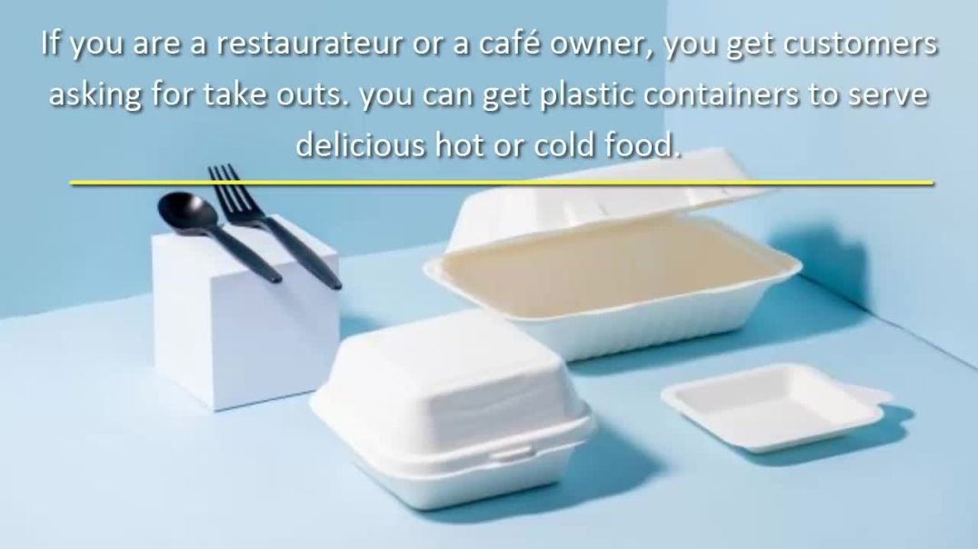 ⁣Tips for purchasing takeaway plastic food containers