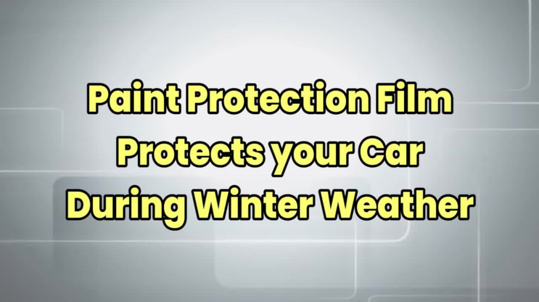 ⁣Paint Protection Film Protects your Car During Winter Weather