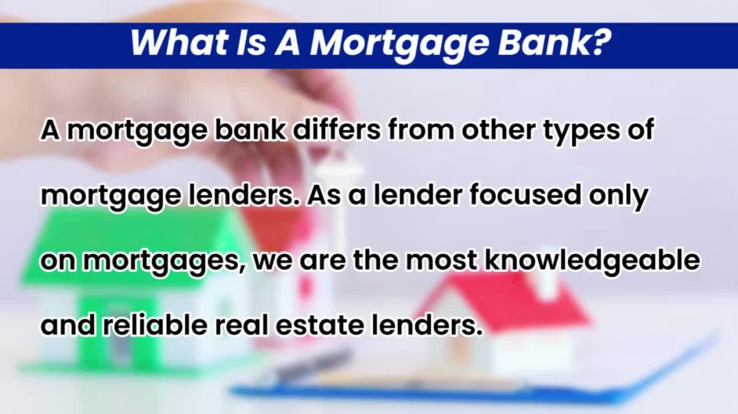 ⁣Mortgage Loan Bank and Service Provider