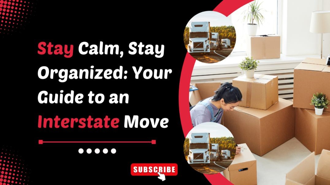 ⁣Stay Calm, Stay Organized Your Guide to an Interstate Move | Harry The Mover