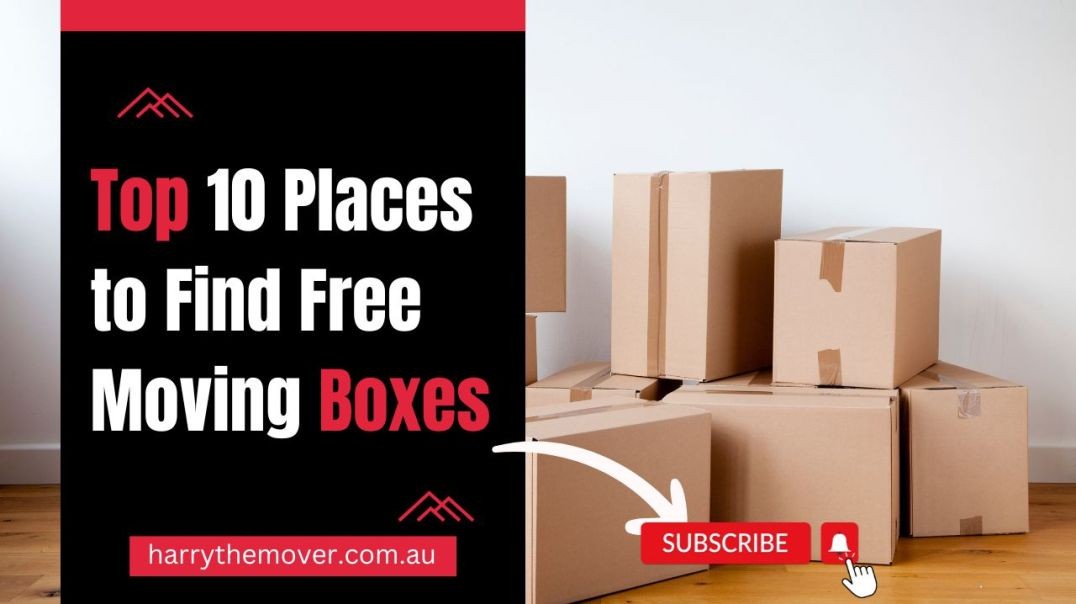 ⁣Top 10 Places to Find Free Moving Boxes | Harry the Mover