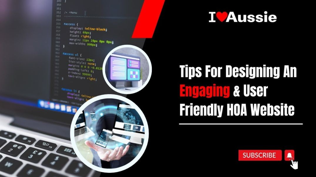 ⁣Tips For Designing An Engaging & User Friendly HOA Website | I Love Aussie