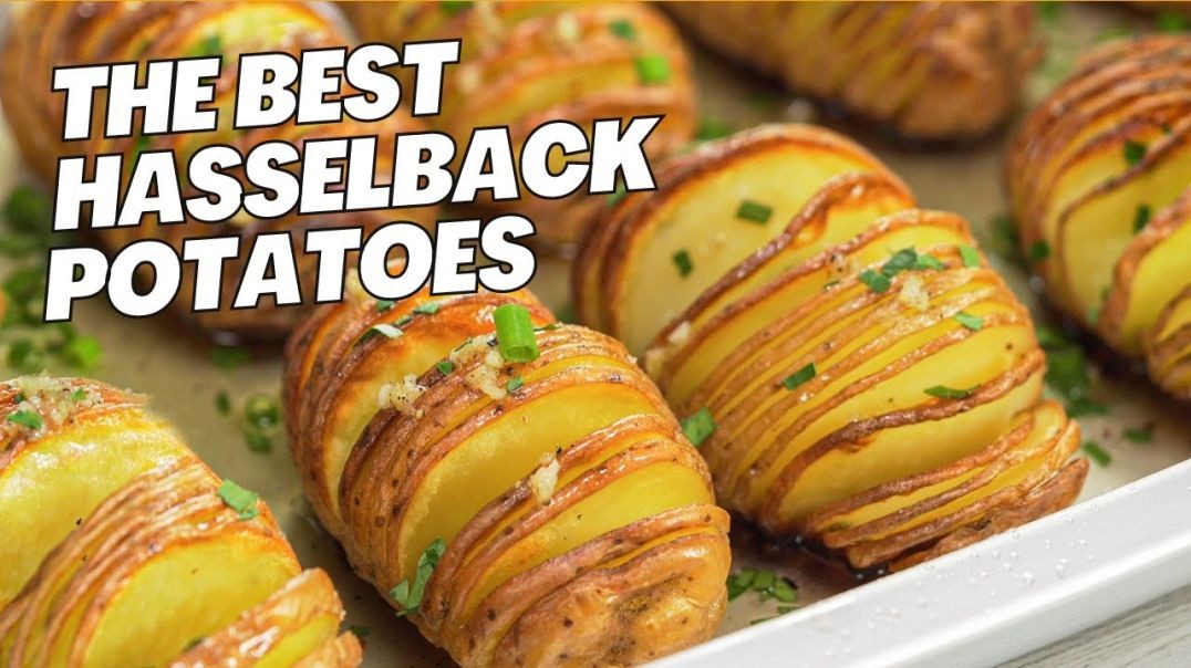 HASSELBACK POTATOES. Best & Easy BAKED POTATOES. Recipe by Always Yummy!