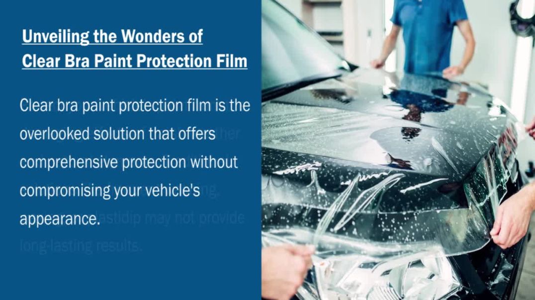 ⁣Unveiling the Wonders of Clear Bra Paint Protection Film