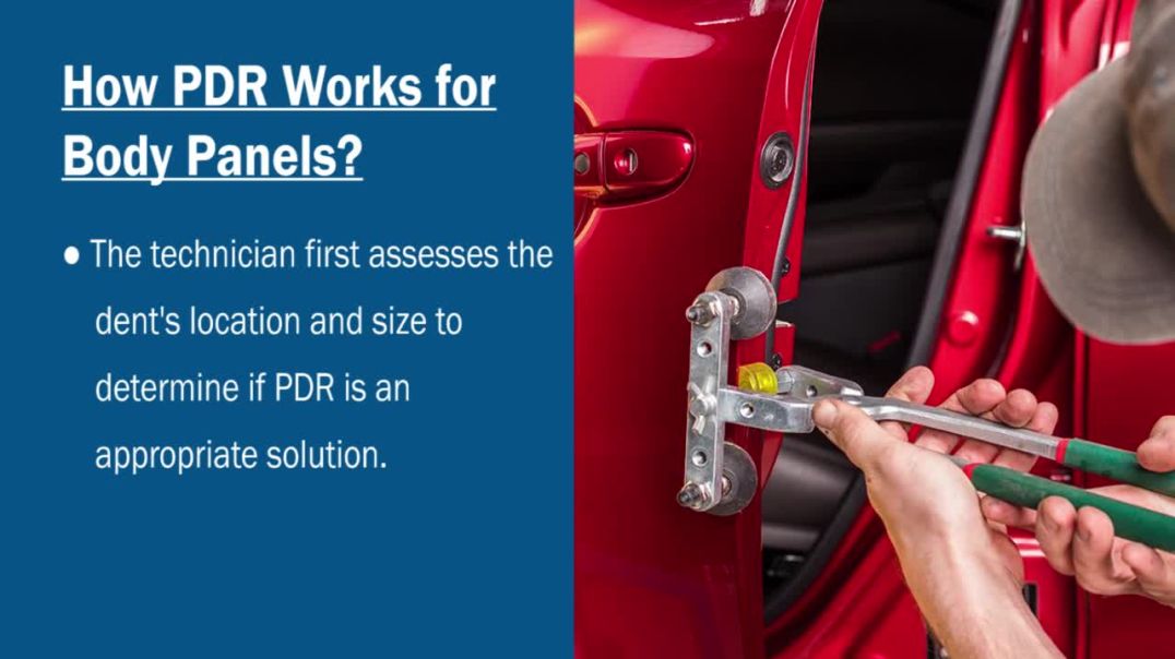 ⁣How PDR Works for Body Panels?