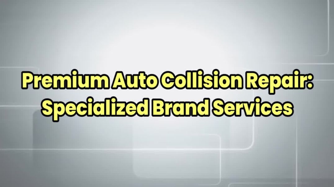 ⁣Premium Auto Collision Repair