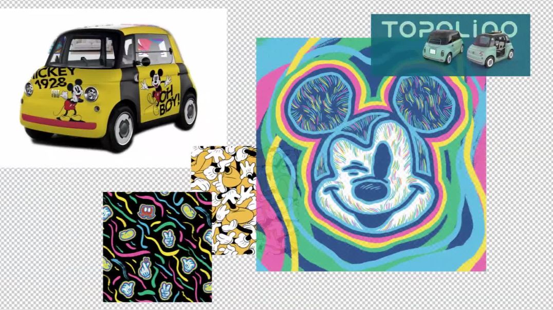 ⁣Fiat & Disney – A beautiful story... and a new outfit for Topolino