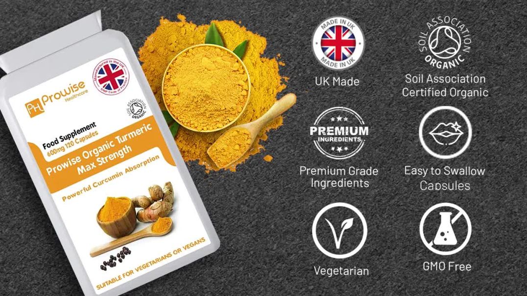 ⁣Organic Turmeric With Black Pepper _ Suitable For Vegetarians