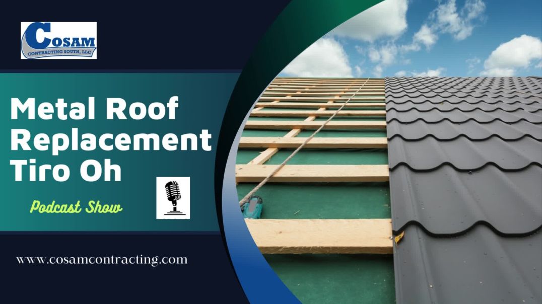 ⁣First-Class Metal Roof Replacement Services| Top-Rated Roofing Company in Tiro, OH