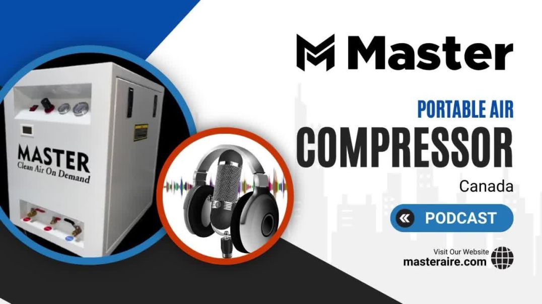⁣Portable Air Compressor Canada |Rotary Screw Air Compressors|Masteraire