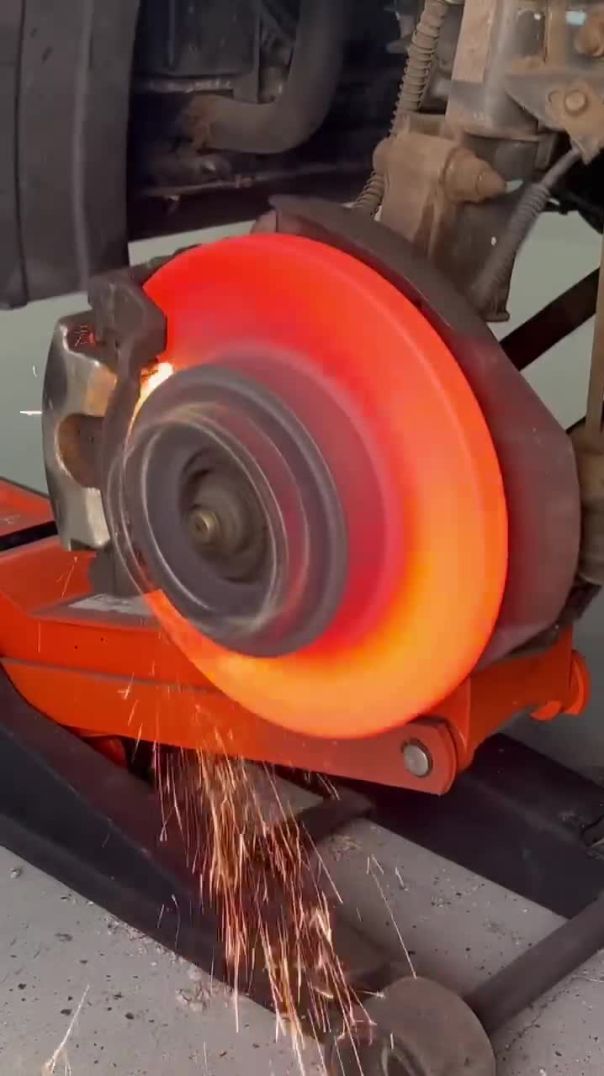 Mechanical problem 😀 copper rotors #car #diy #fyp