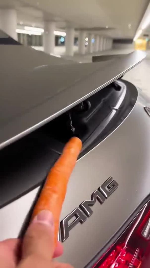 Carrot test on SL63 AMG 🥕