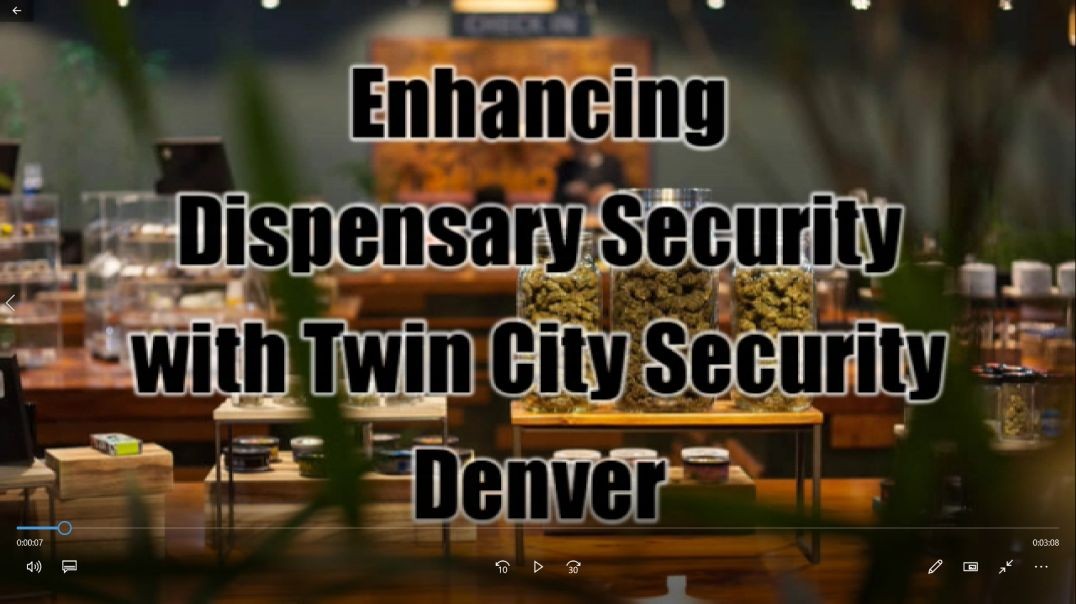⁣Enhancing Dispensary Security with Twin City Security Denver