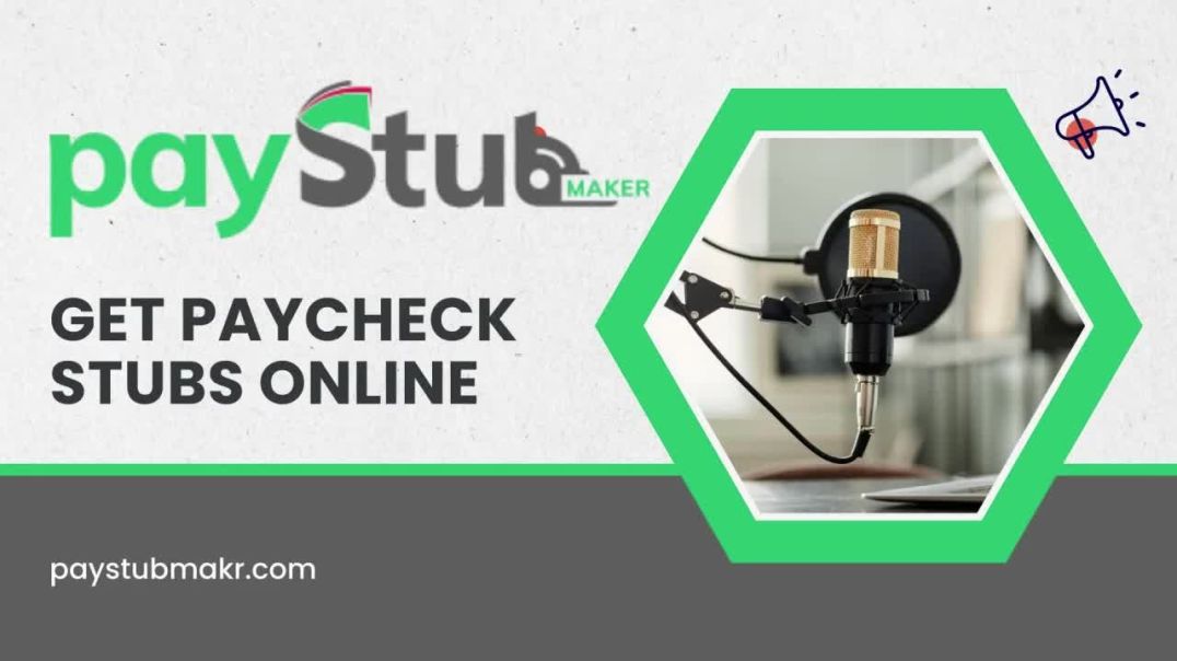 ⁣Get Paycheck Stubs Online| Create Accurate Pay Stubs Online| Online Pay Stub Generator