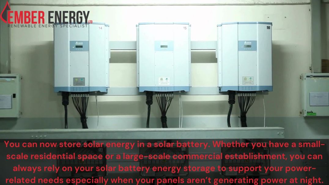 ⁣Solar Battery Energy Storage System | Ember Energy