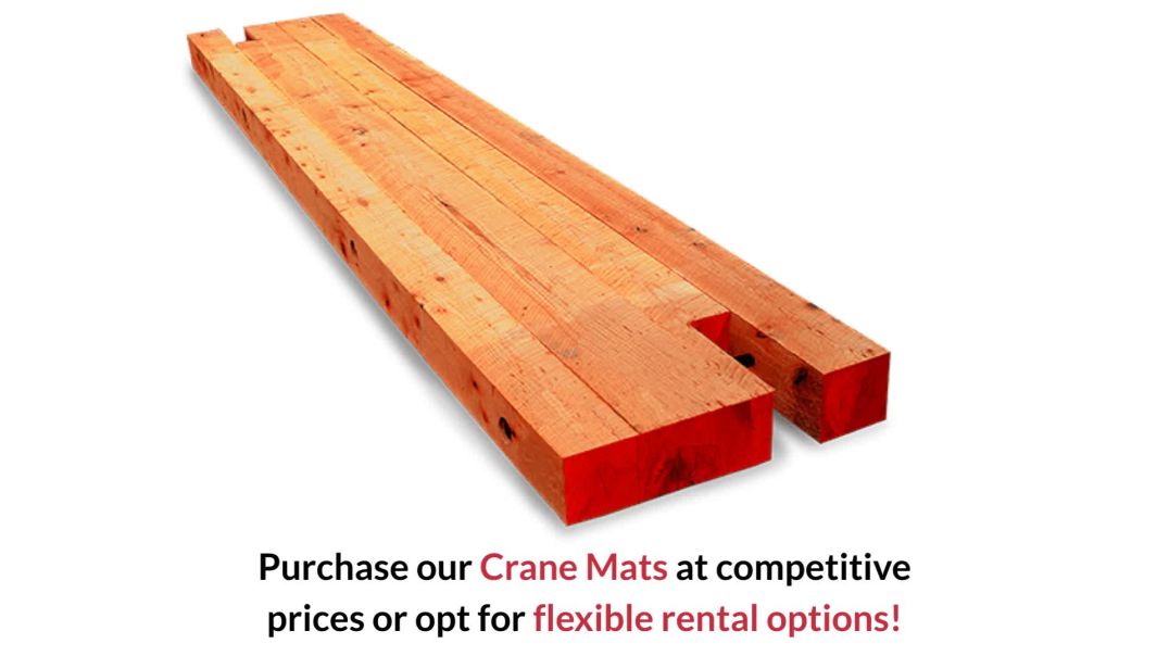 ⁣Crane Mats for Rent| Durable Mats for Cranes| Crane Mats for Purchase