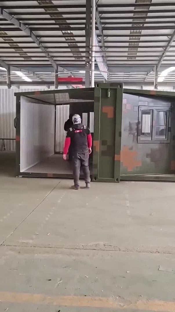 Foldable prefab house- Good tools and machinery can increase work efficiency