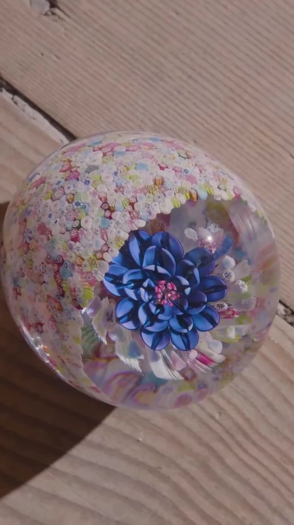 Here's how $13,000 paperweights are made in France. #glassart #France #office