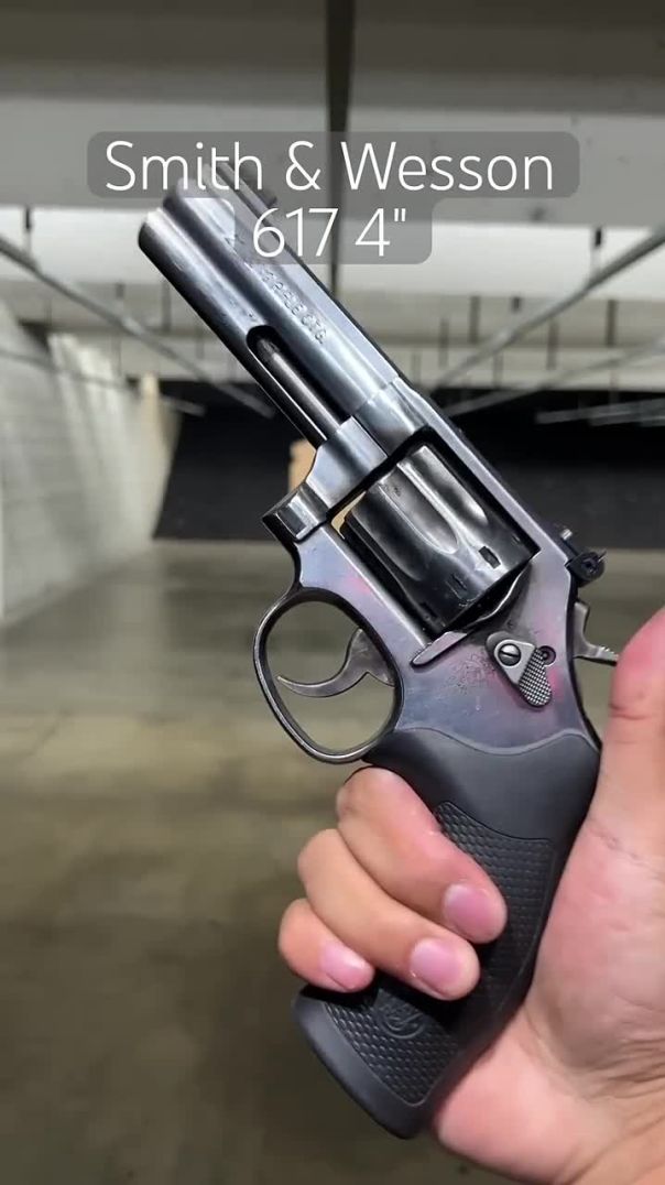 Wow A 10 Rd Revolver - Smith & Wesson 617 4" Barrel .22 LR Revolver #pistol