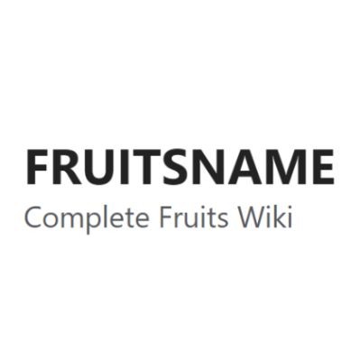 Fruitsname 