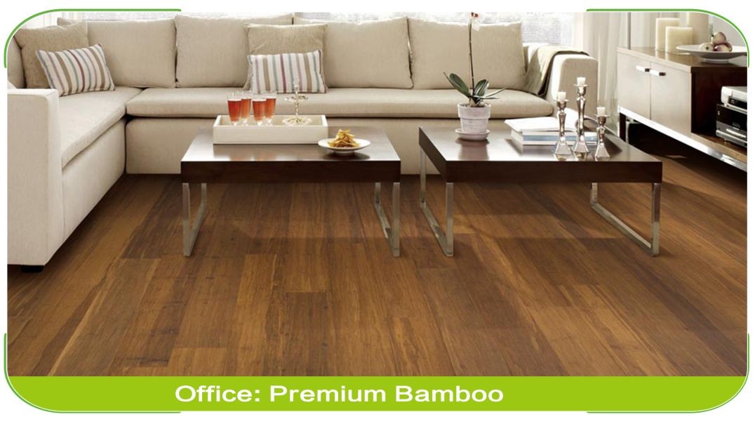 ⁣Bothbest Bamboo Flooring Strand Woven Caramel High Durability Density