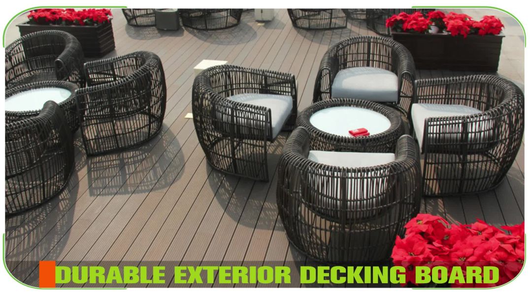 Bothbest Outdoor Bamboo Decking Dark Carbon Small Groove