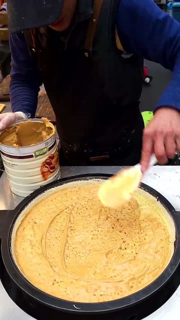 이건 꼭 드세요! 바삭바삭 달콤한 땅콩버터 팬케이크 - Must Try! Amazing Crispy Sweet Peanut Butter Pancakes