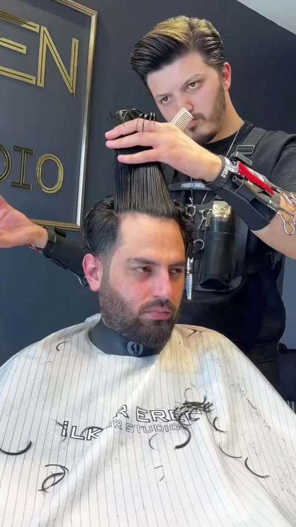 Finalı Merak Ettinizmi..? #ilkererenhairstudio #asmr #barber