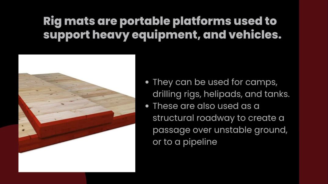 ⁣High-Quality Used Rig Mats for Sale| SiteSafe™ Matting Solutions| Durable Rig Mats