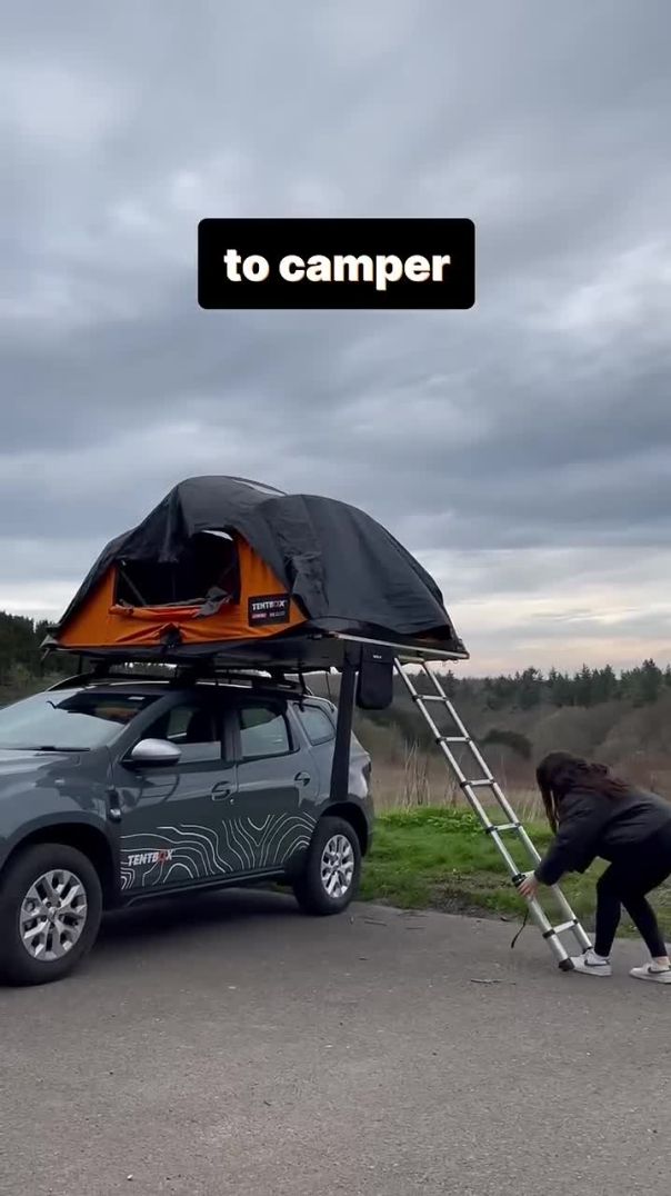 Where will TentBox take you? 🗻🌳 The TentBox Lite XL is our largest roof tent sleeping 4 people!