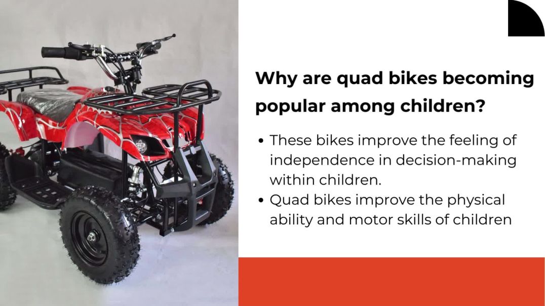 ⁣Premium-Quality Electric Quad Bikes| Realistic Quad Bikes for Kids| Kids Ride-On Toy Cars