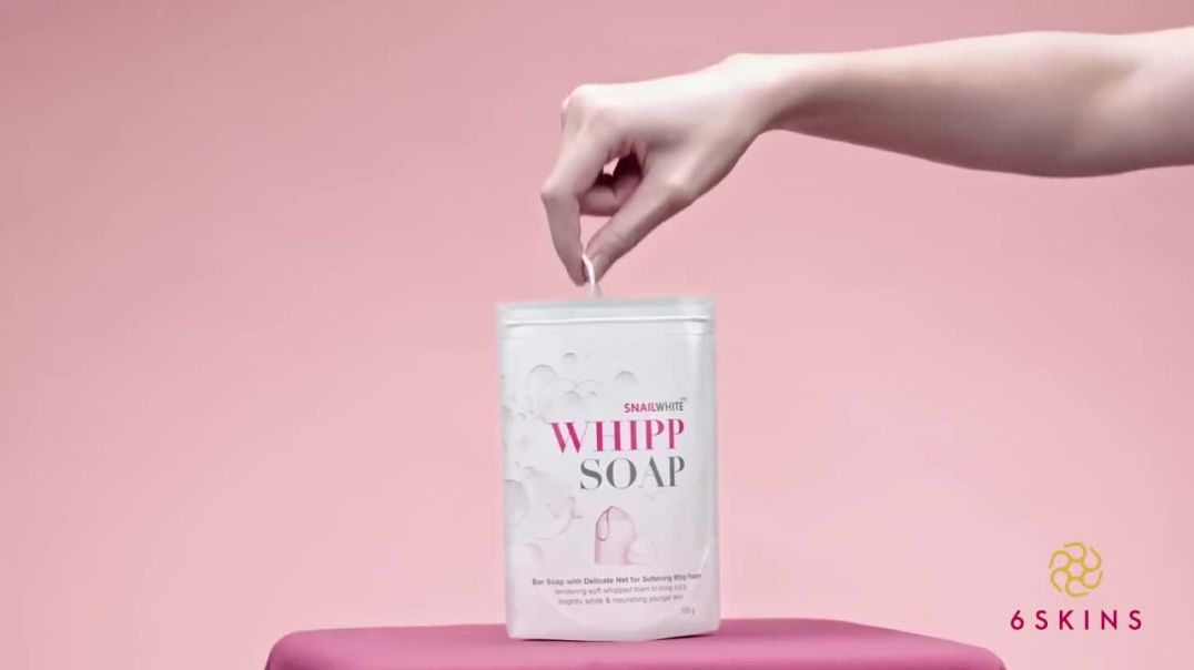 ⁣For a healthy, bright, soft, and hydrated skin choose Snailwhite Namu Life Whipp Soap.