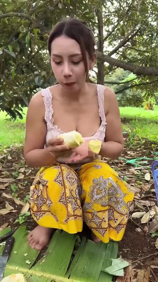 Durian fruit eat delicious #cooking #shortvideo #food #shorts