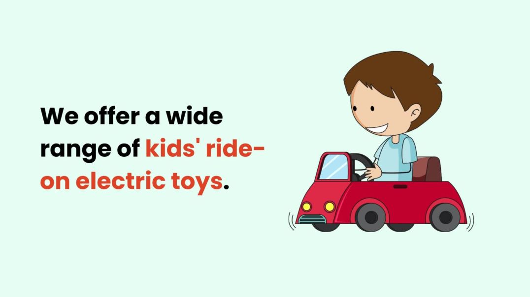 ⁣Electric Toy Cars for Your Kids|  Electric Toy Cars for Sale