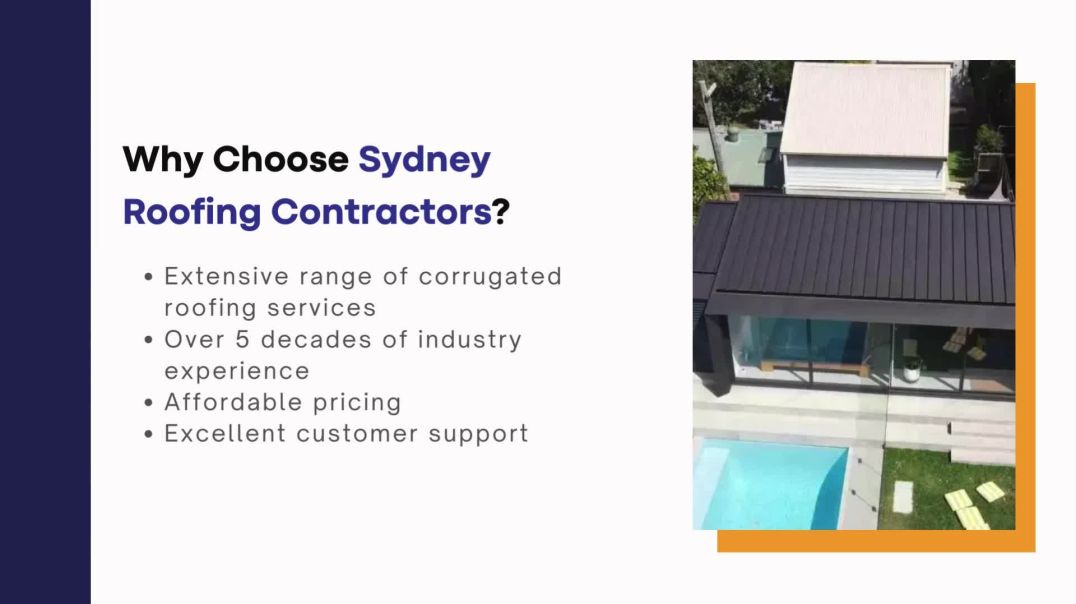 ⁣Benefits of Corrugated Metal Roofing| Corrugated Metal Roofing Service Provider in Sydney