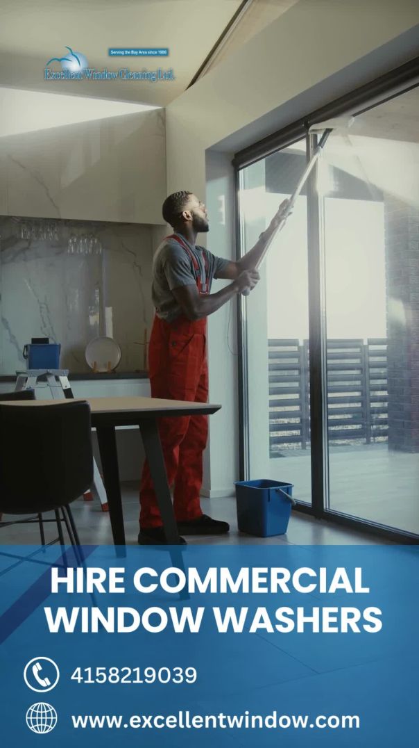 Professional Commercial Window Washers Available - Hire Excellent Window Cleaning!