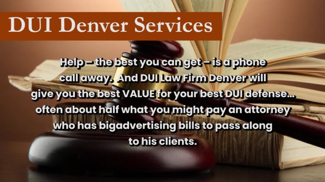 ⁣DUI Denver Services