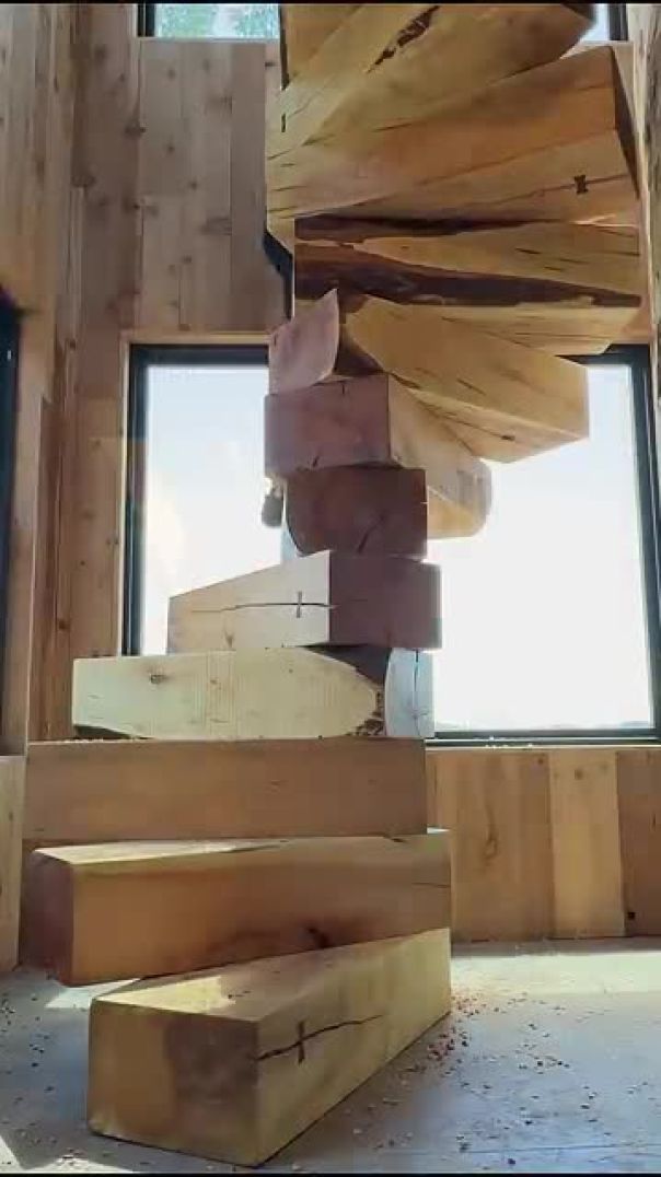 Building a Not so Simple Spiral Staircase