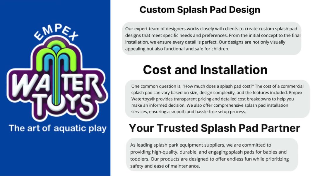 ⁣Empex Watertoys® - Buy Splash Pad for Babies & Toddlers