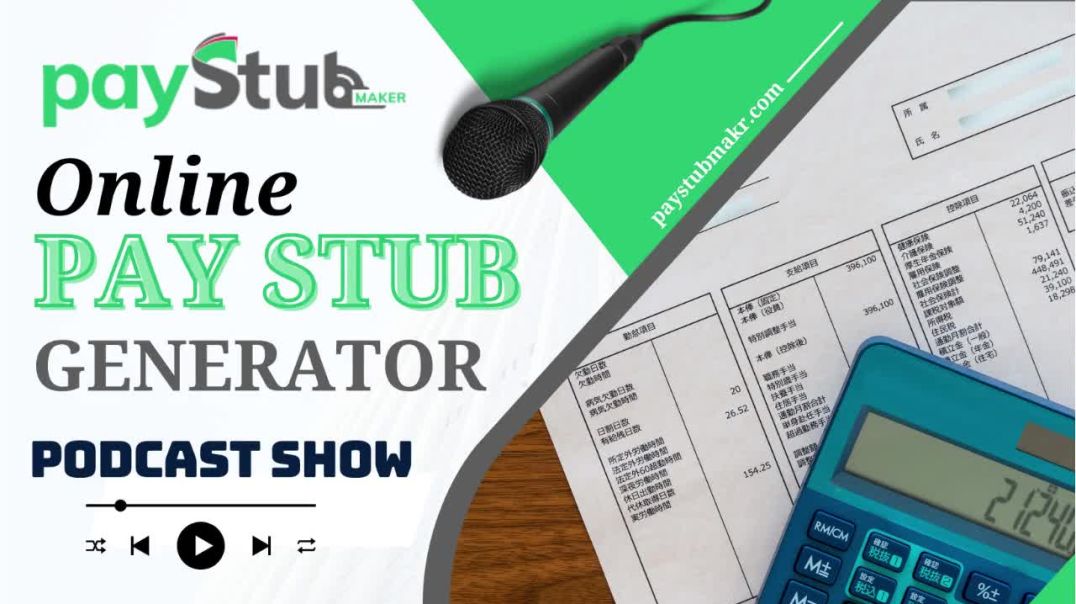 Online Pay Stub Generator| Get Instant Pay Stubs & Calculate Your Salary