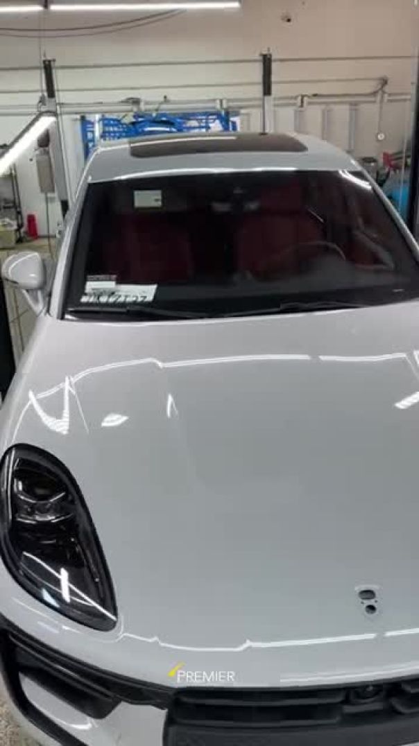 Porsche Macan S | Full Hood PPF - One Piece Installation