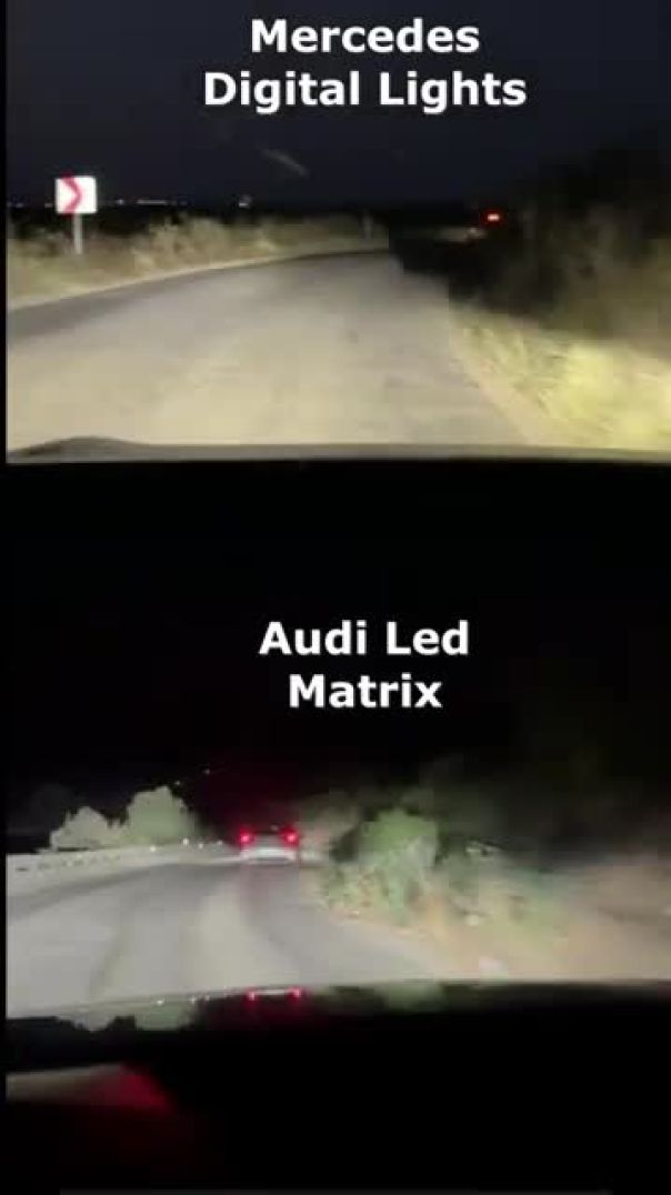 Mercedes Digital Light vs Audi Led Matrix