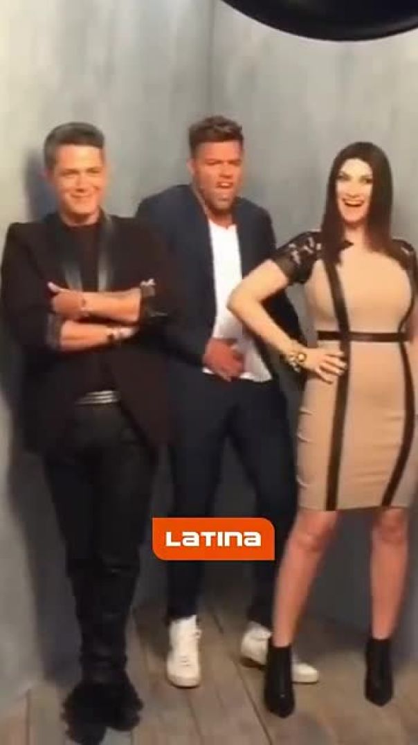 Laura Pausini, Ricky Martin y Alejandro Sanz