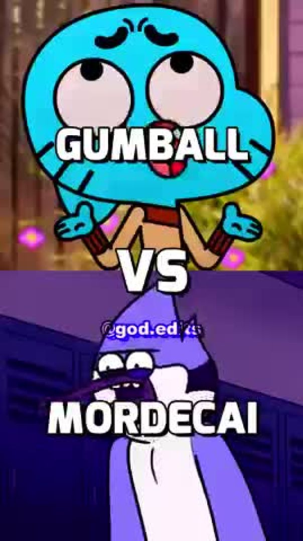 Gumball VS Regular show