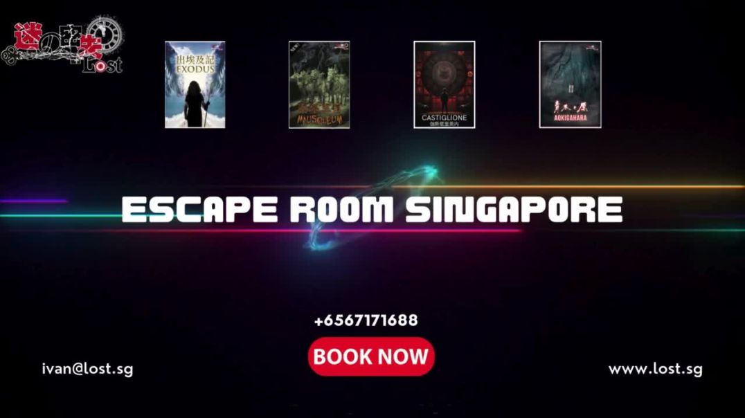 ⁣Thrilling Escape Room Experience in Singapore