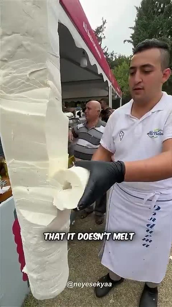 Hard Turkish Ice Cream