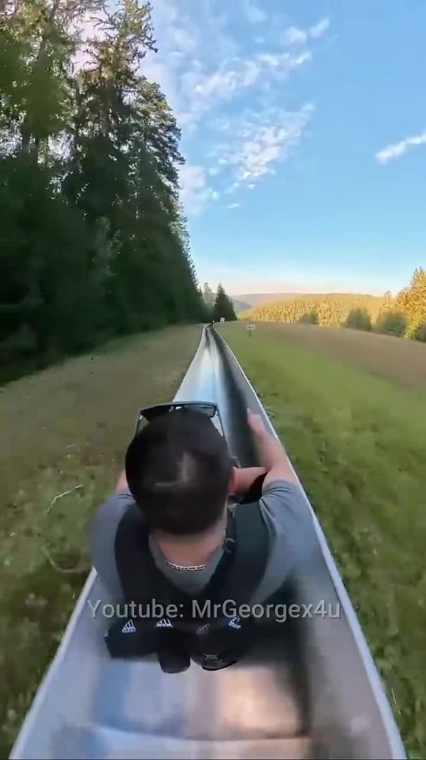 Extreme Alpine Slide Adventure Hits 70 kmh in Germany