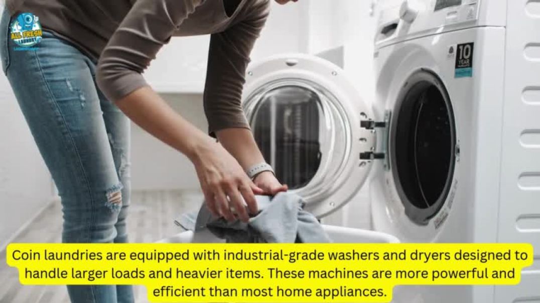 Discover Why Coin Laundromats Are Perfect for Large Loads and Bulky Laundry Items